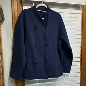 Banana Republic Navy Blue Pea Coat